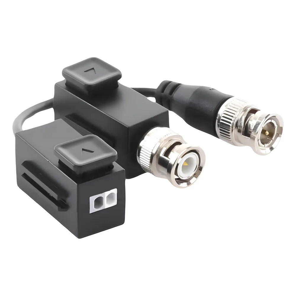 Kit de Transceptor (Balluns) TURBOHD con Boton Push / Hasta 8 MP (4K) / 100% Cobre / Soporta HD-TVI / AHD / CVI / CVBS / Audio por Coaxitron / Datos para Menu de Configurar de Cámaras – vista 2
