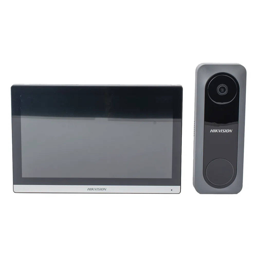 Kit de Videoportero Hibrido TurboHD con Pantalla LCD touch de 7" Wi-Fi / Frente de Calle para Exterior de Policarbonato / 720p (1 Megapíxel )130° de Visión (Gran Angular) / Llamada a App Hik-Connect – vista 4