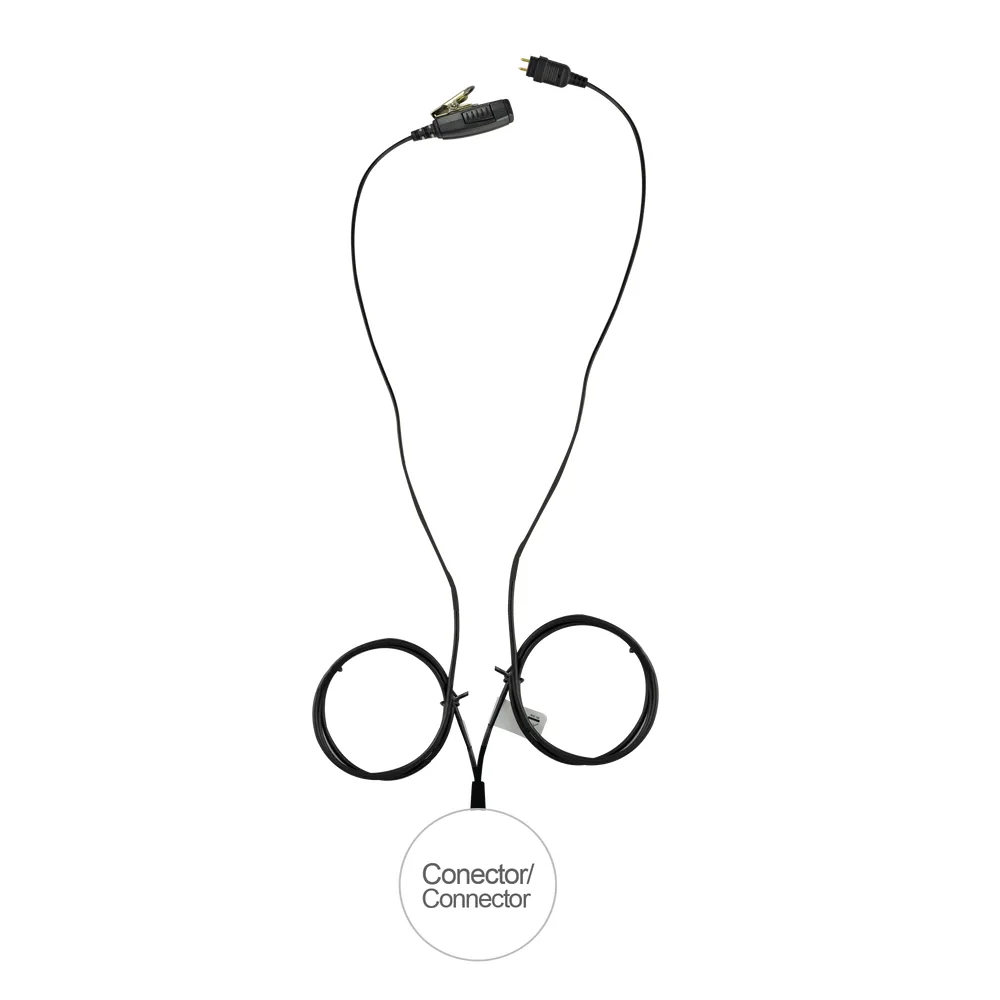 Kit de vigilancia LOC de 2 cables para ICOM ICF50/60/50V/60V/3161/4161
