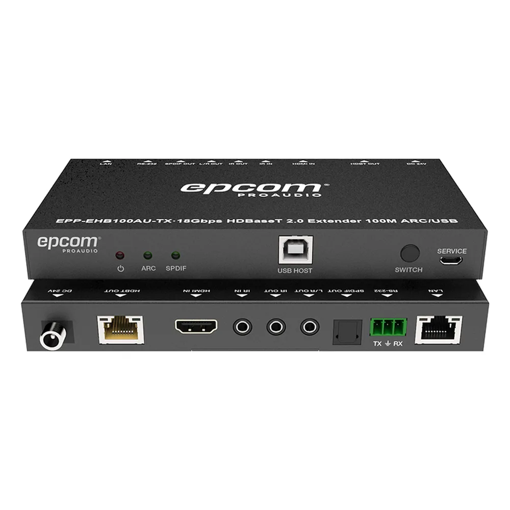 Kit Extensor HDMI | 4K2K@60HZ | HDR 4:4:4 | HDBaseT | 100M | Salida de Audio | HDCP 2.2 | IR Bidireccional | Admite la función USB KVM – vista 2