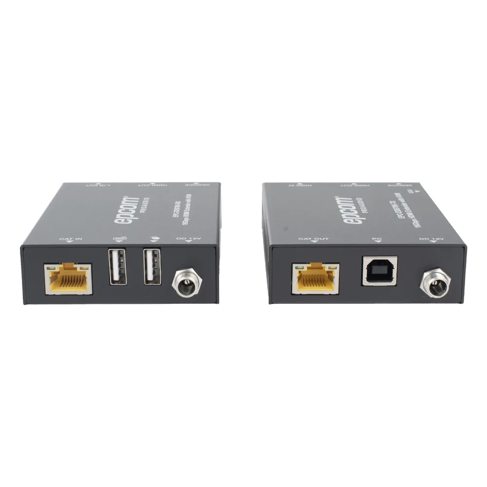 Kit Extensor HDMI con KVM | 70m | 4K2K@60Hz | 4:4:4 |  HDMI2.0b y HDCP 2.2 | Salida de Audio 3.5mm | Admite PoC | Admite USB 1.1 – vista 8