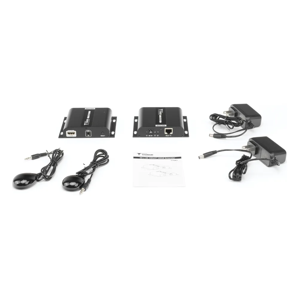 Kit Extensor HDMI para distancias de 120 metros / Resolución 4K @ 30Hz / Cat 5e/6 / Soporta conexión Uno a Uno y Uno a Muchos / Hasta 253 Rx / HDbitT / Soporta control remoto del equipo fuente. – vista 4