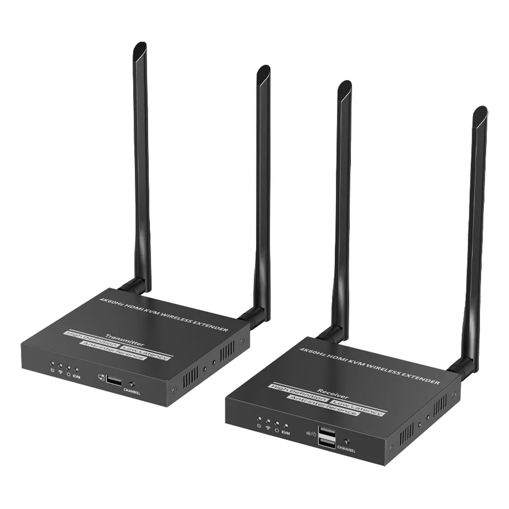 Kit Extensor Inalámbrico | 4K@60Hz | Transmisión hasta 50m | Transferencia IR | Emparejamiento SSID – vista 2
