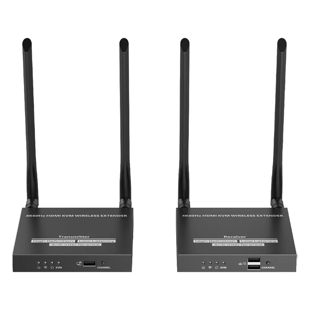Kit Extensor Inalámbrico | 4K@60Hz | Transmisión hasta 50m | Transferencia IR | Emparejamiento SSID – vista 3