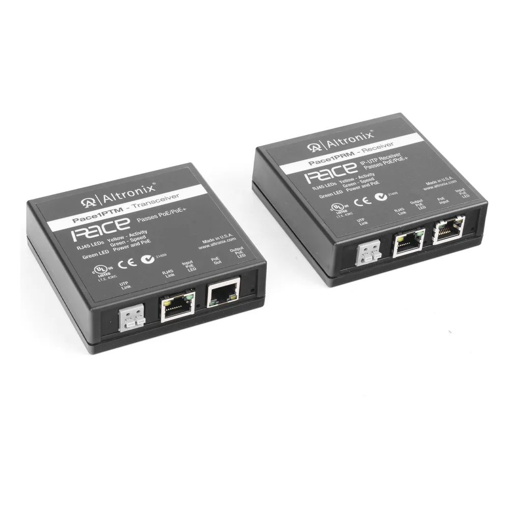 Kit extensor IP y PoE por cable UTP CAT5E hasta 500 mts @ 100 mbps – vista 3