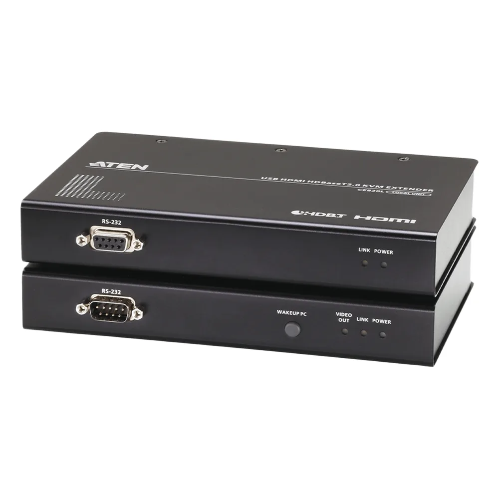 Kit Extensor KVM | 100m  | Conector HDMI | HDBaseT™ | Resolución 4K | USB 2.0 | Audio Estéreo
