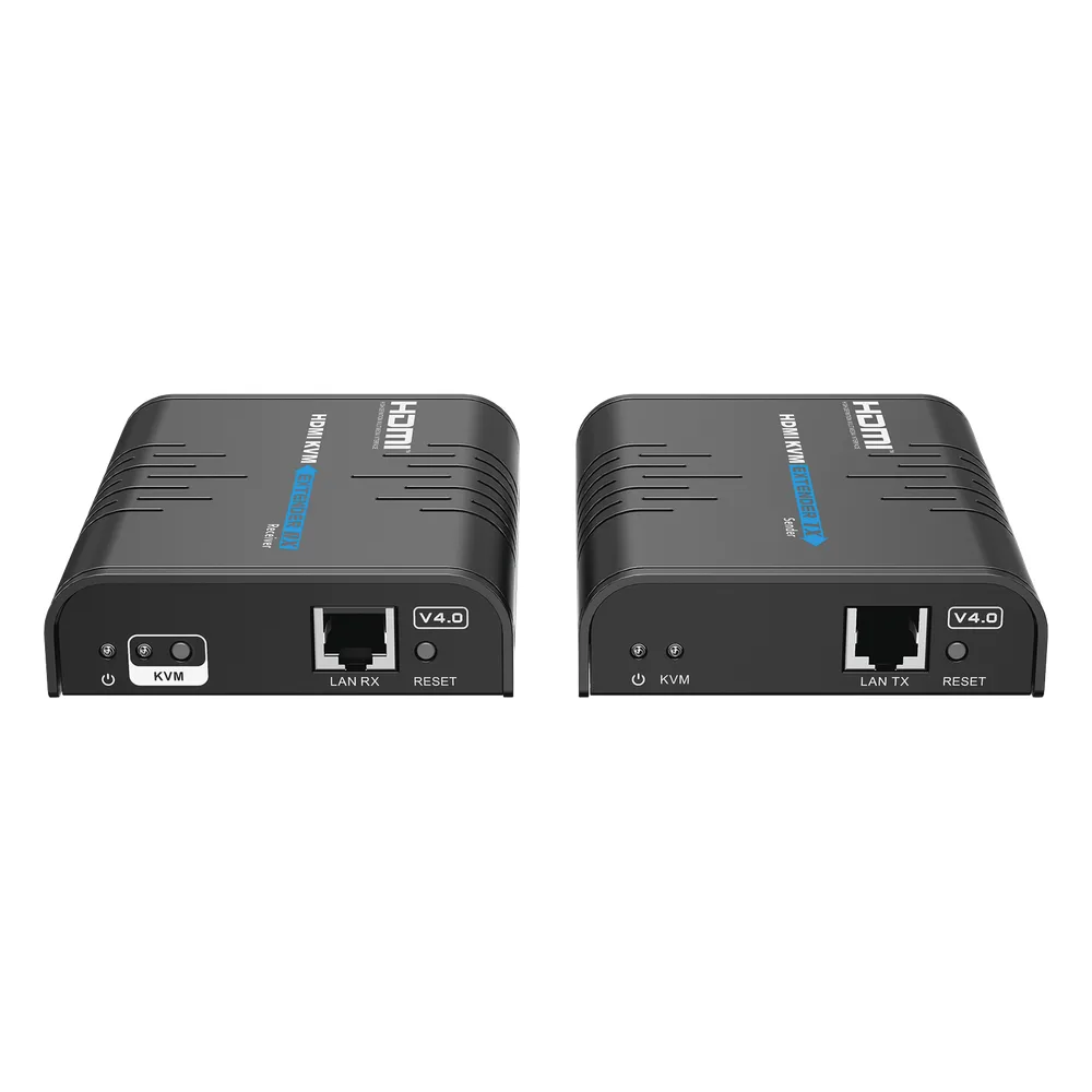 Kit extensor KVM (HDMI y USB) hasta 120 metros | Resolución 1080P @ 60 Hz | Soporta STP y UTP CAT6 | Soporta Switch Gigabit para control KVM múltiple | Soporta hasta 253 receptores | Transmite el Video y Controla tu DVR vía USB – vista 4