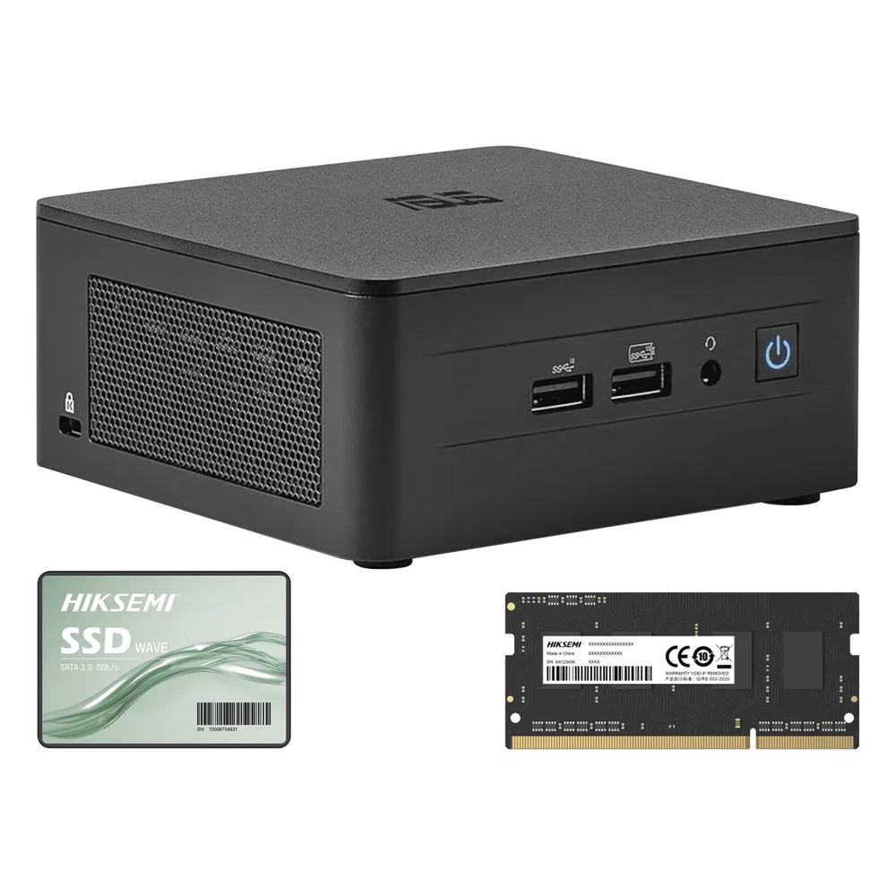 Kit / Mini PC NUC Barebone / Core I7 /bluetooth / Incluye memoria 16GB / Incluye 512 SSD / No incluye sistema operativo