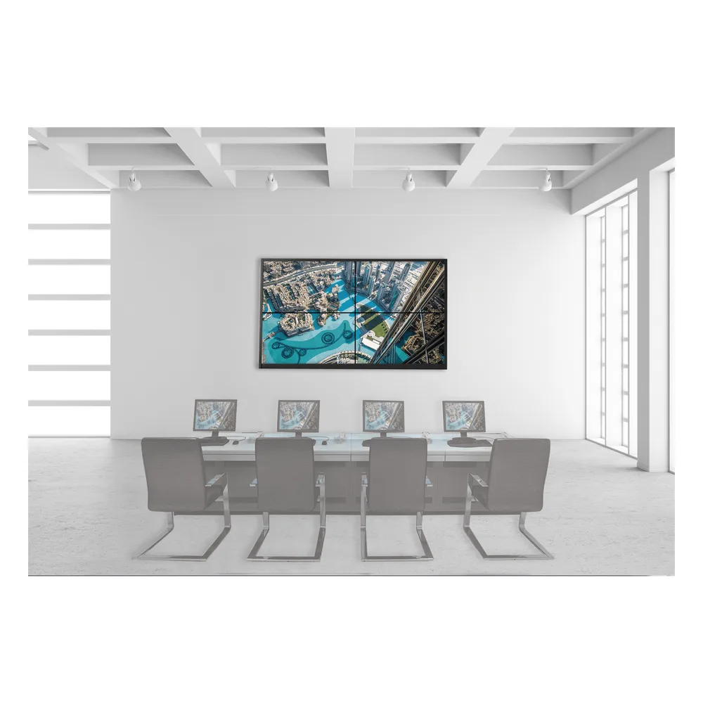 Kit Videowall 2X2 / Incluye 4 Pantallas de 55" / Decoder / Base de Pared / Accesorios de Instalación
