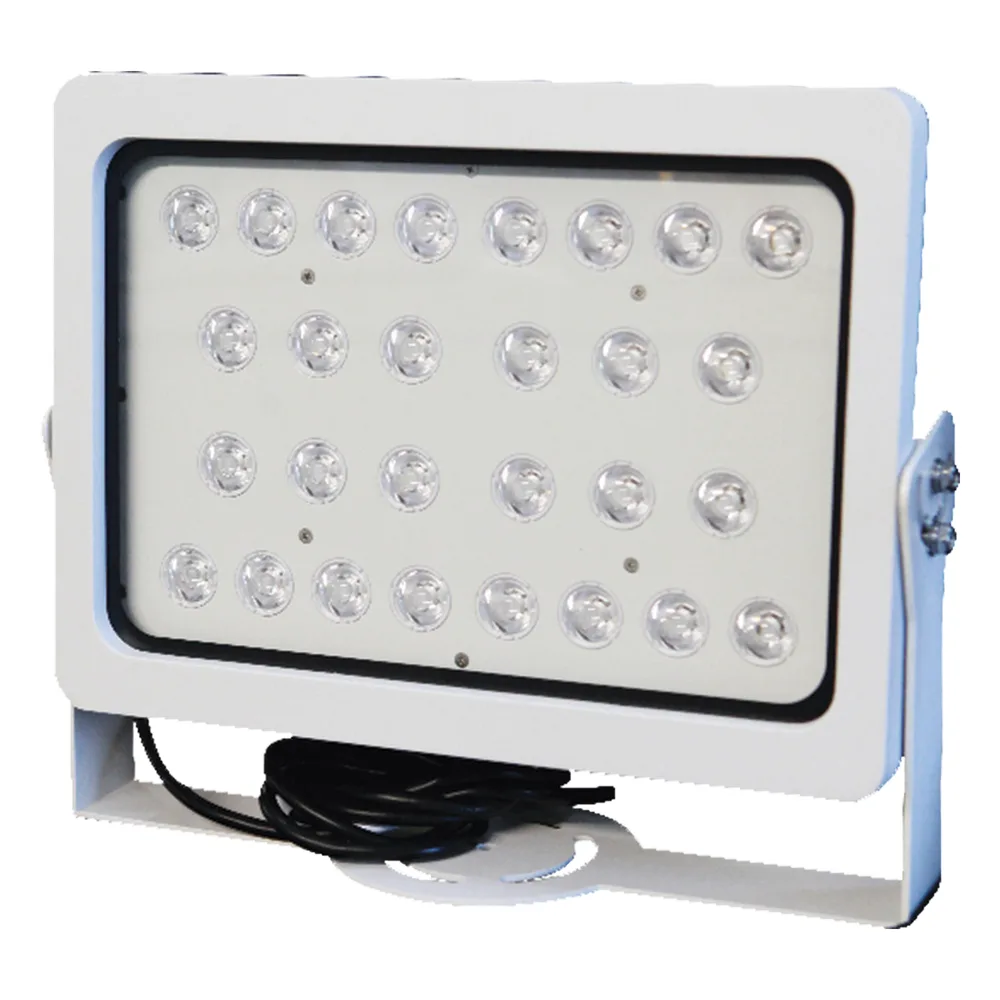Lampara IR de Luz Estroboscópica / Luz LED Alta Potencia / 28 Lámparas LED / Cuerpo de Aleación de Aluminio / Vidrio Templado / IP66