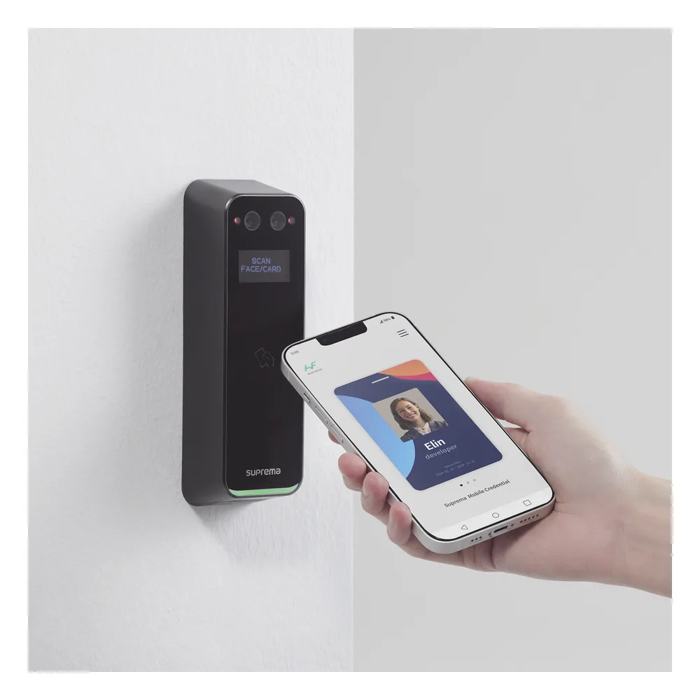 Lector Biométrico Facial (BEW3) / lector de tarjetas Prox EM, mifare, Tarjetas Virtuales por Bluetooth / con protección IP67, IK08 – vista 4