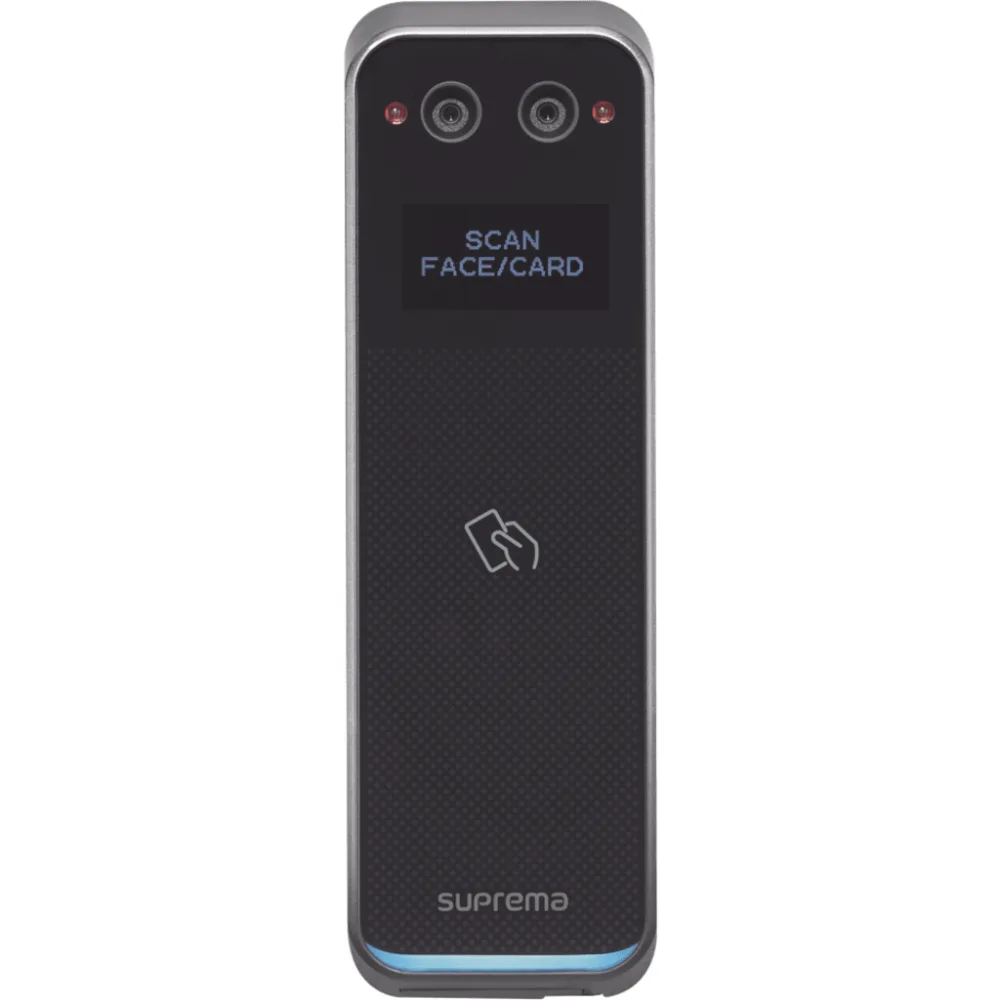 Lector Biométrico Facial (compatible solo con BIOSTARAIR) / lector de tarjetas Prox EM, mifare, Tarjetas Virtuales por Bluetooth / con protección IP67, IK08 – vista 2