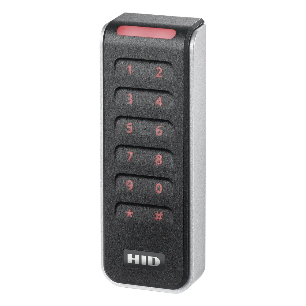 Lector con Teclado SIGNO PRIORITY Estandar Profile Multitecnologia/ 20KNKS-T0-000000/ Garantia de Por Vida/ Pigtail/Wiegand & OSDP