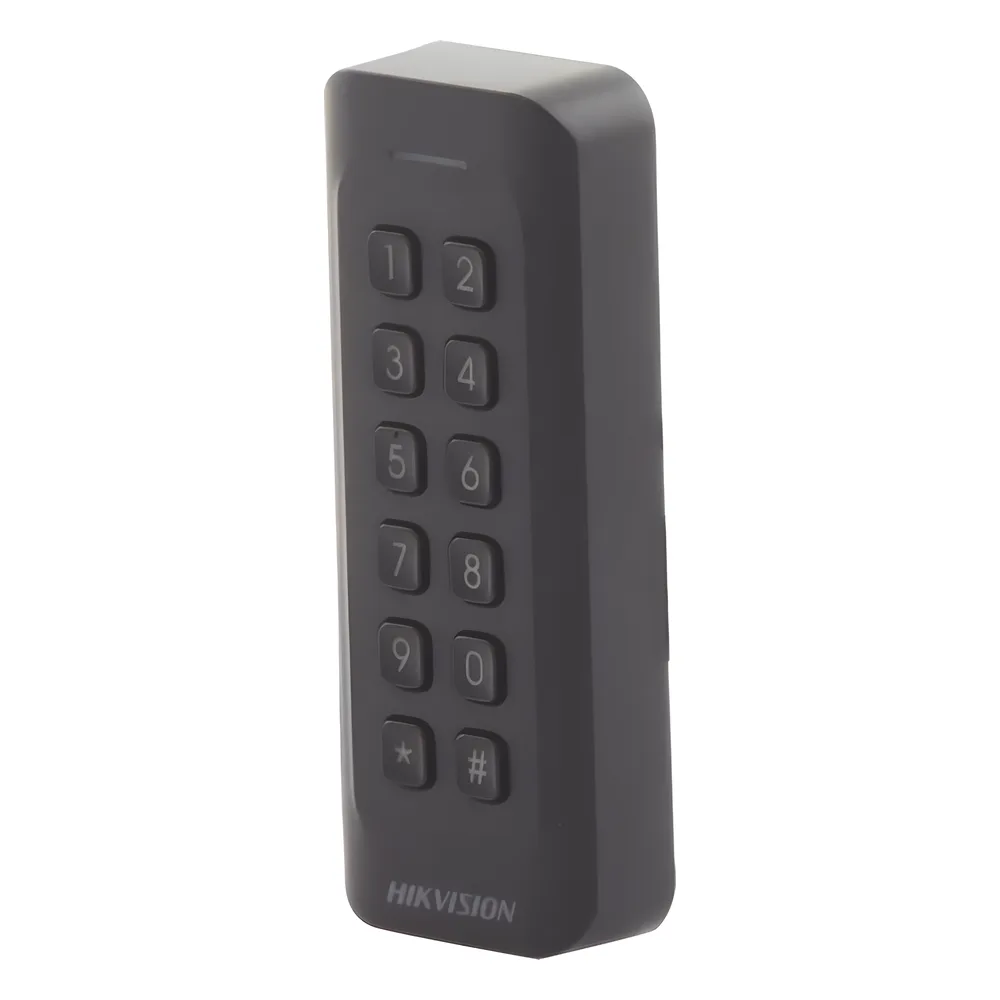Lector de Tarjetas PROX EM y Contraseñas / Exterior IP65 / Wiegand / Compatible con Cualquier Panel / PERFIL DELGADO y ESTETICO / Indicador LED