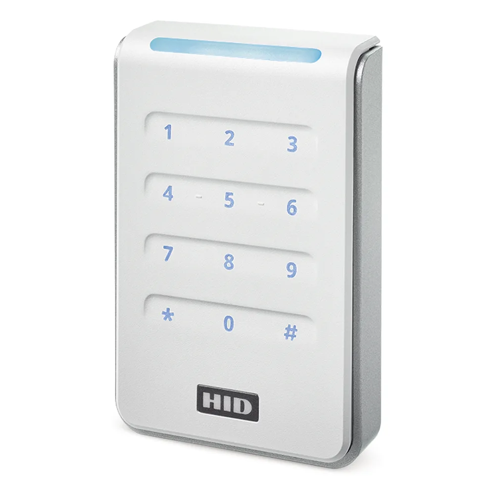 Lector R40 con TECLADO SIGNO WHITE Estandar Multitecnologia/ 40KNWS-00-000000/ Garantia de Por Vida/ Pigtail/Wiegand & OSDP