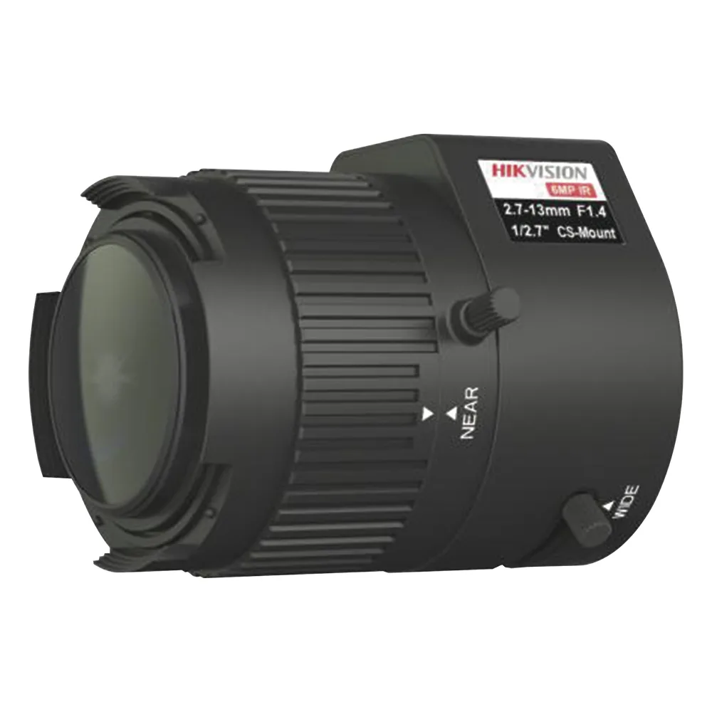 Lente Varifocal 2.7 A 13 mm / Resolución 6 Megapixel / Iris Automático / Formato 1/2.7" / Compatible con Cámaras HIKVISION