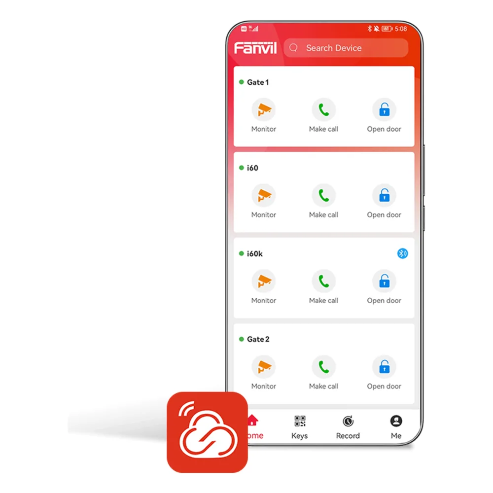 Licencia Permanente, Un Usuario Principal y 4 usuarios adicionales para App Fanvil Link , Monitoreo, Apertura Remota, Creación de Códigos QR – vista 3