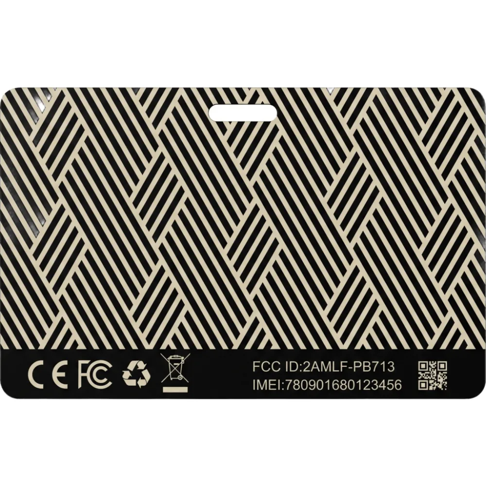 Localizador Jimi PB713 Tarjeta / Rastreo por App con Geocercas e Historial / Ultradelgado 1.6 mm / Batería Hasta 36 Meses / IP68 / Alarma 85dB