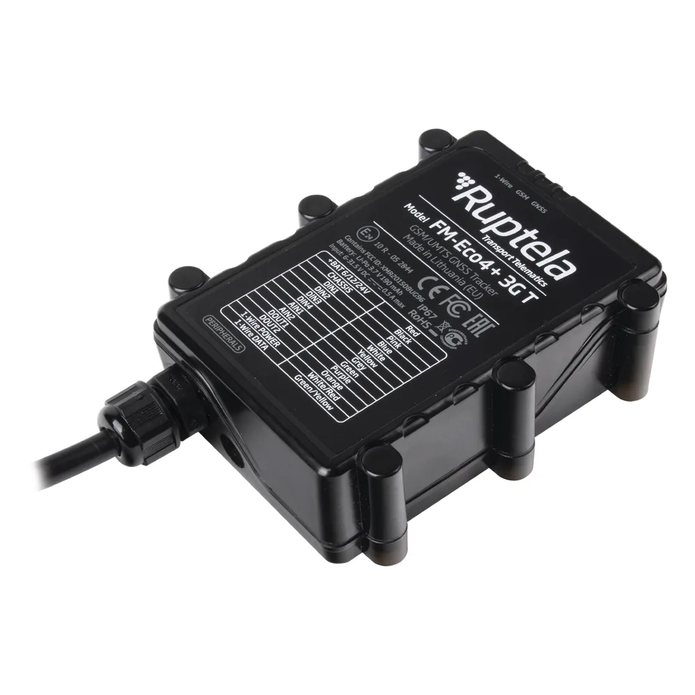 Localizador vehicular 3G / Antenas internas / Contra agua y polvo IP67 / ideal para motocicletas / RFID / Apagado de motor a distancia / Anti Jammer – vista 3