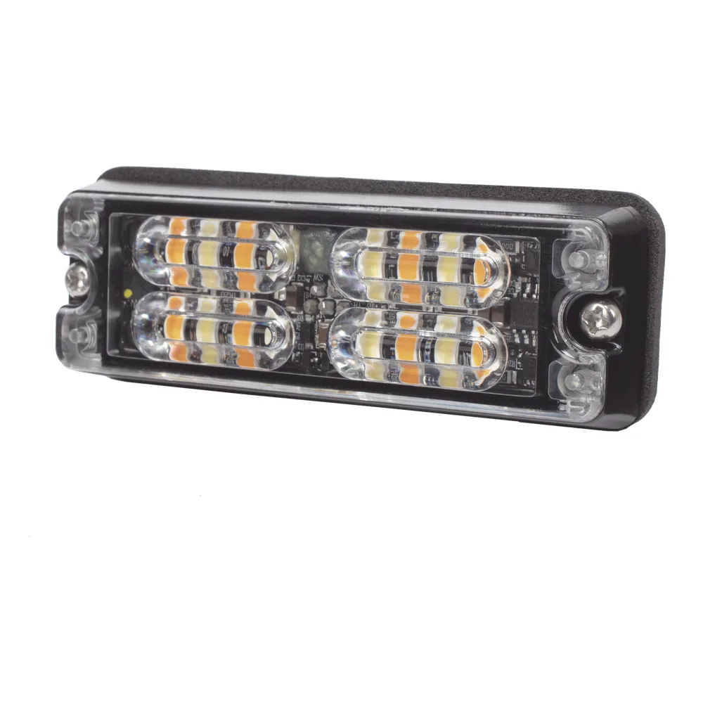 Luz Auxiliar de 16 LED, Ambar/Blanco, Lente Transparente – vista 2