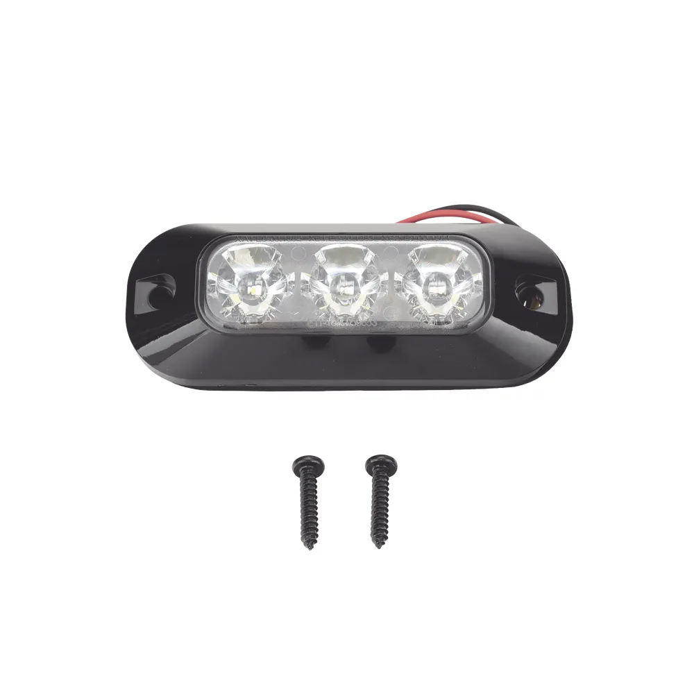 Luz Auxiliar de 3 LED, Blanco, Lente Transparente – vista 5
