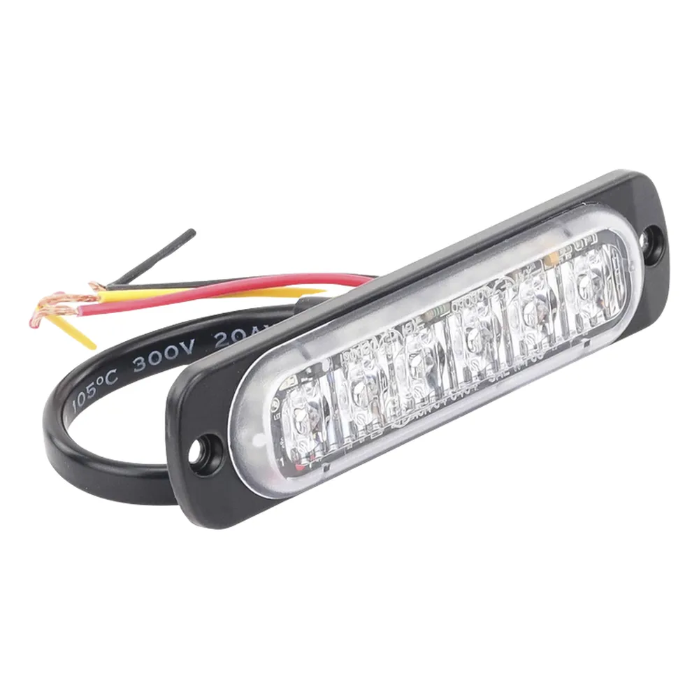 Luz Auxiliar de 6 LED, Ambar, Lente Transparente, SAE – vista 10