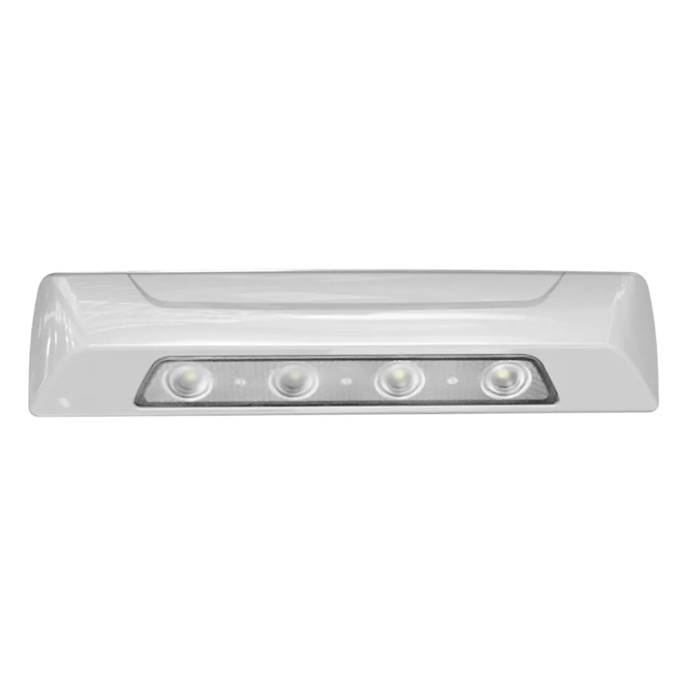 Luz Auxiliar de Escena de 4 LED, Blanco, Lente Transparente, Bisel Blanco – vista 2