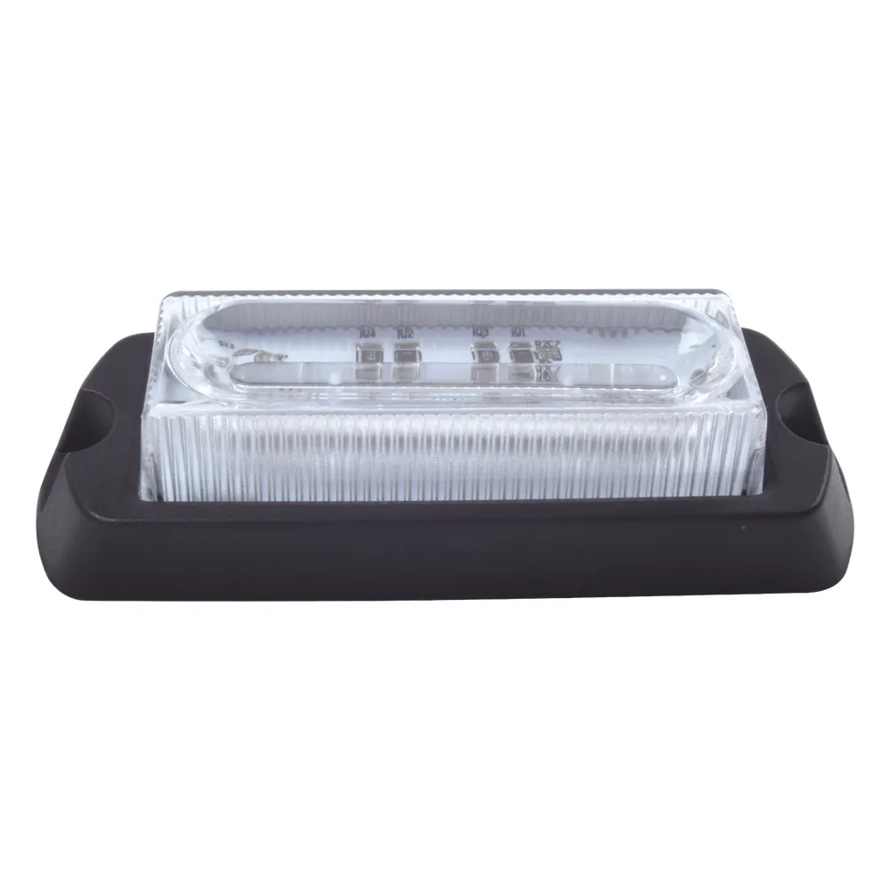 Luz Auxiliar Ultra Brillante de 8 LED's en color Azul/Claro con mica transparente
