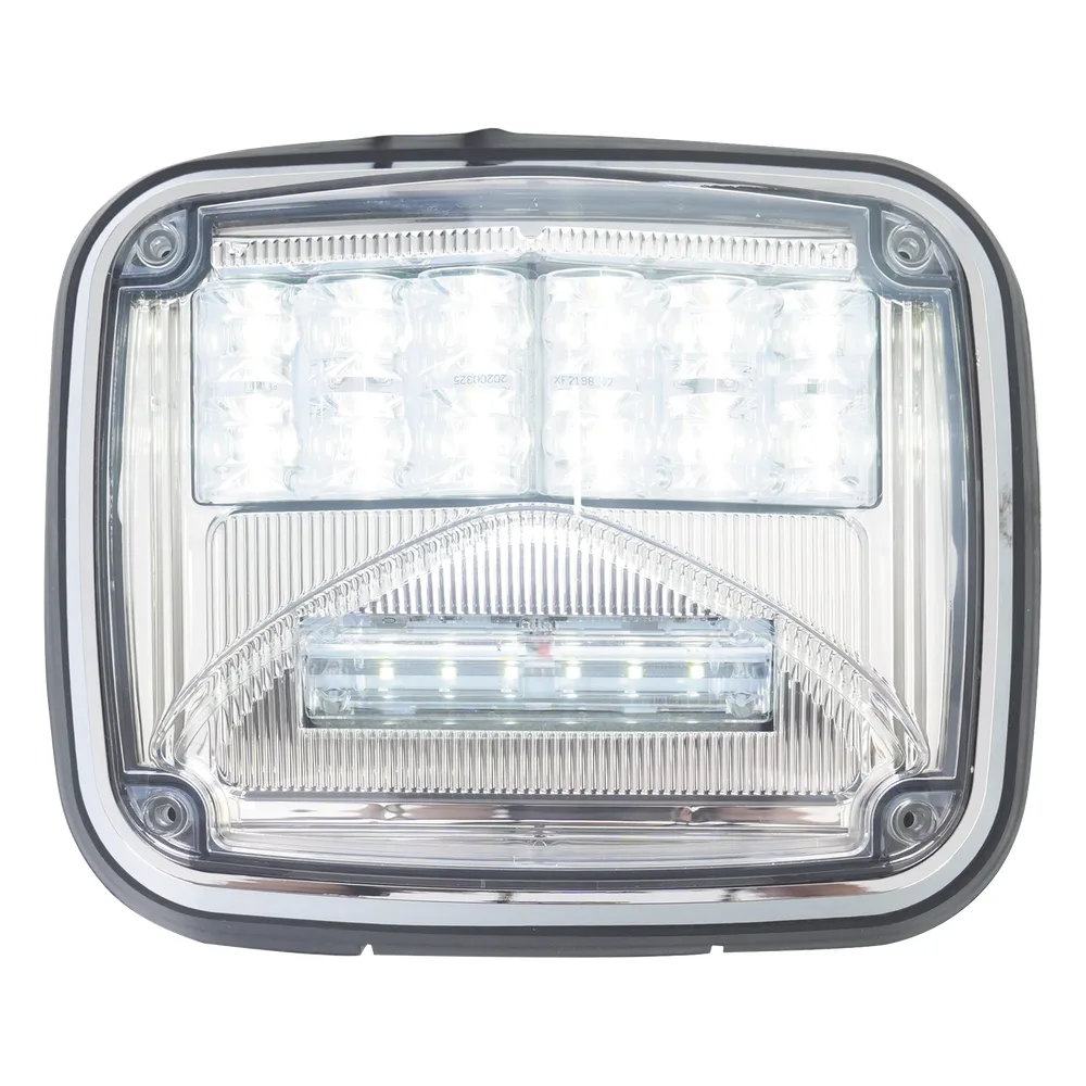 Luz de advertencia de 8 X 6", Color Claro, Con Luz de Trabajo Clara, Ideal para Ambulancias – vista 2