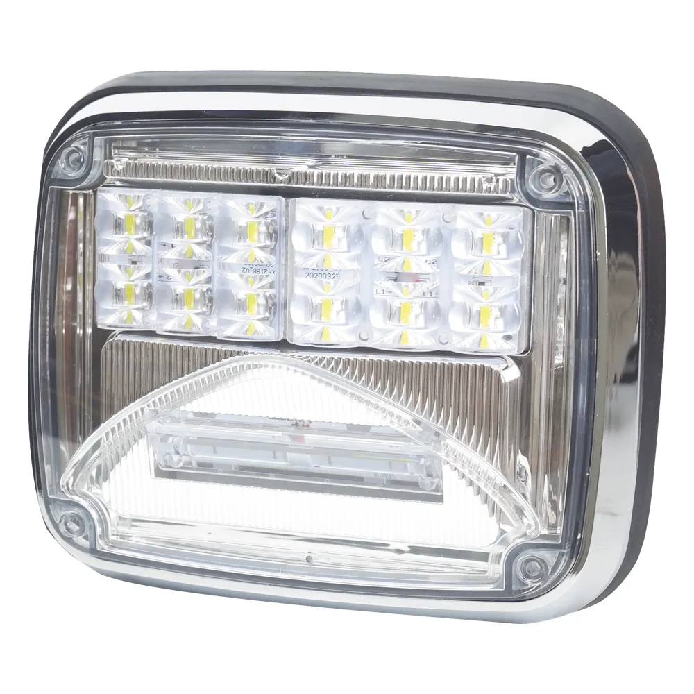 Luz de advertencia de 8 X 6", Color Claro, Con Luz de Trabajo Clara, Ideal para Ambulancias – vista 5