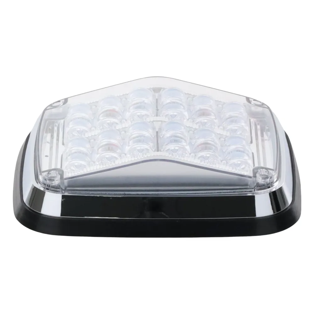 Luz de advertencia de 8 X 6", Color Rojo / Claro, SAE,  IP67, Ideal para Ambulancias – vista 3