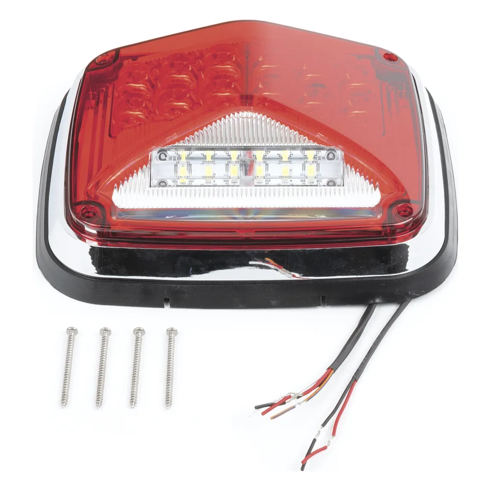 Luz de advertencia de 8 X 6", Color Rojo, Con Luz de Trabajo Clara, Ideal para Ambulancias – vista 5