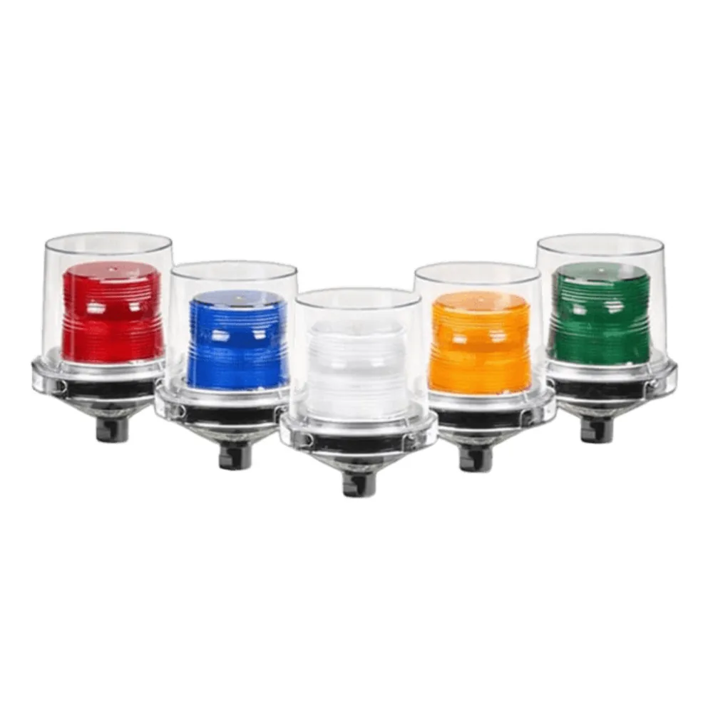Luz de advertencia LED para ubicaciones peligrosas Electraray®, UL y cUL Homologado UL y cUL para Clase I, División 2, Grupos A, B, C y D; Clase II División 2, Grupos F y G; Clase III , 240 VCA, color Rojo, parpadeo predeterminado – vista 2