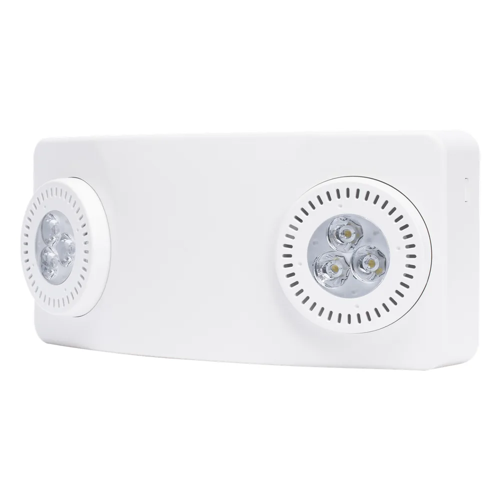Luz de Emergencia Dual LED / 520 lúmenes / Uso Rudo / Cubierta ABS UL 5VA / Batería 9.6V 3Ah / 90 min Autonomía / Montaje Pared o Techo