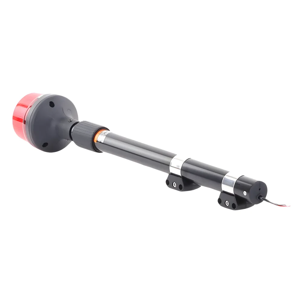 Luz Telescopica para Motocicletas de 8 LED, Rojo, Lente Rojo, SAE – vista 2
