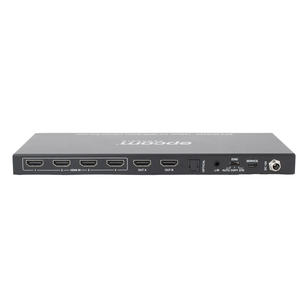 Matricial HDMI | 4x2 | 4K2K@60Hz | HDR | YCbCr 4:4:4 | EDID Auto | Extractor de Audio | Salida de audio análoga y digitalizados | HDCP 2.2 | 18 Gbps – vista 7