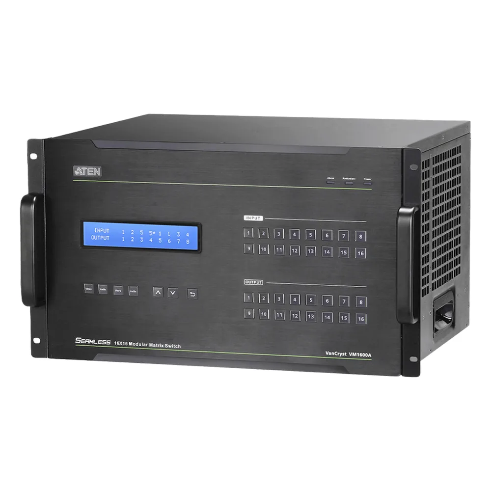 Matriz de Conmutación HDMI | 16 Entradas x 16 Salidas | Solución Modular | Múltiples Métodos de Control