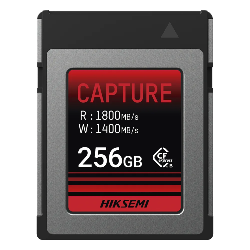 Memoria CFexpress Tipo B / 256 GB / 1800 MB/s Lectura / 1400 MB/s Escritura / Video 8K / PCIe Gen 3×2