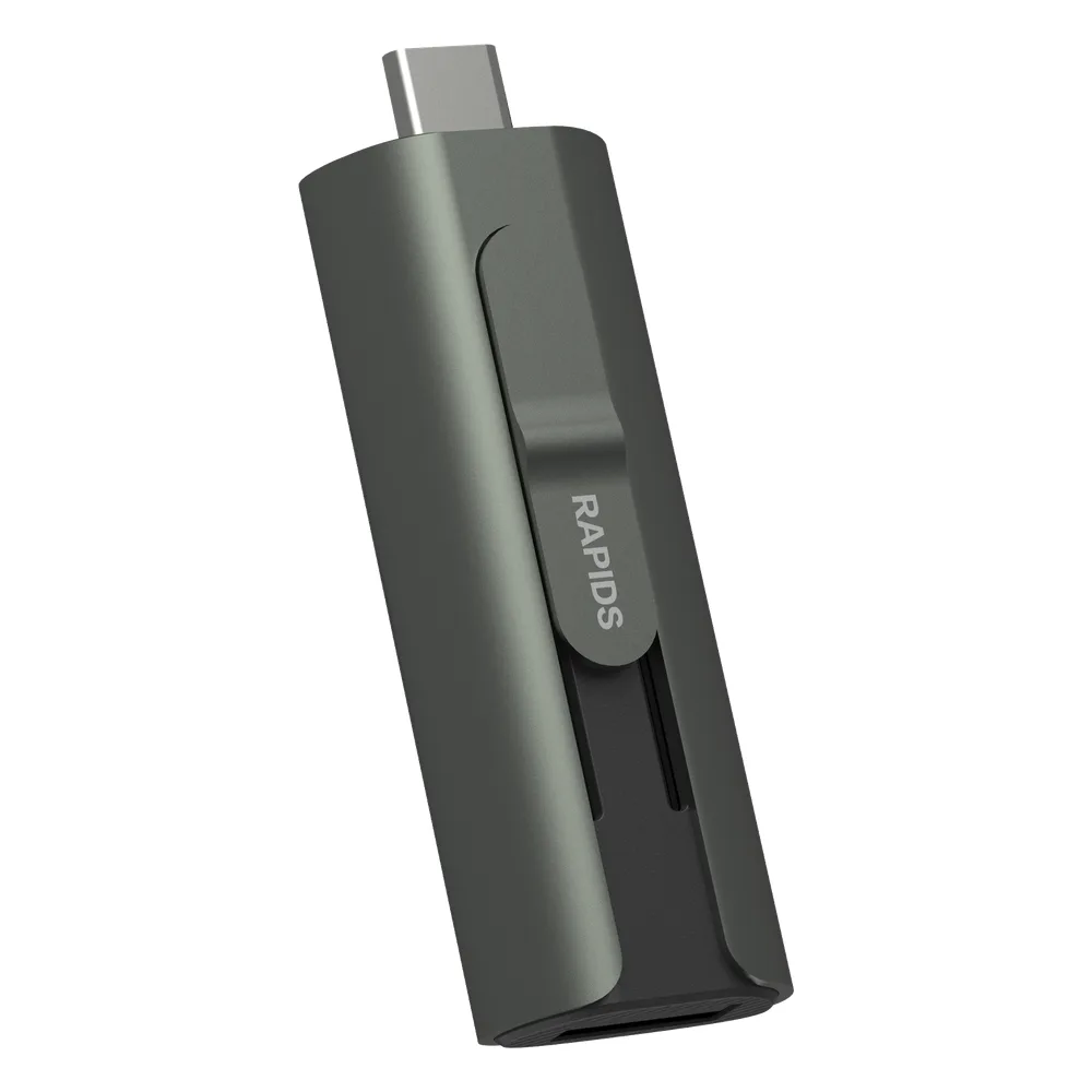 Memoria USB Dual impulsado por SSD Core / 512 GB / USB-C y USB-A / 1000 MB/s de Escritura – vista 3
