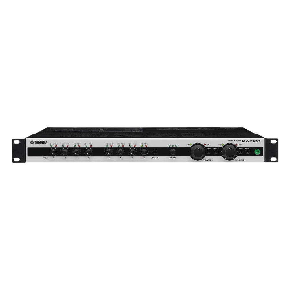 Mezclador Amplificador | 2 zonas | 120w a 70/100V | 100w a 8Ω | DSP Integrado