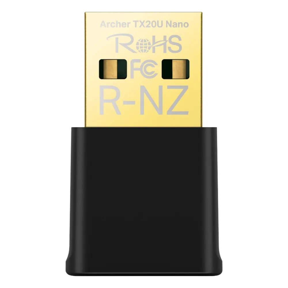 Mini Adaptador USB inalámbrico doble banda AC 600 Mbps, antena onmidireccional.