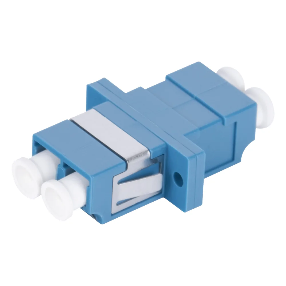 Módulo Acoplador de Fibra Óptica Duplex LC/UPC a LC/UPC Compatible con Fibra Monomodo