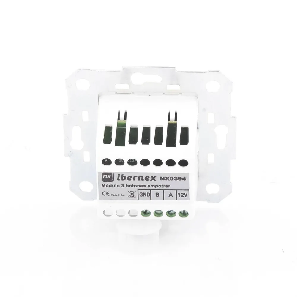 Modulo de 3 Botones iluminados para habitación de Hospital / Alarma / Cancelar y Código Azul / BUS RS485 / Compatible con NX0019/B, NX1021 Y NX0015 – vista 6