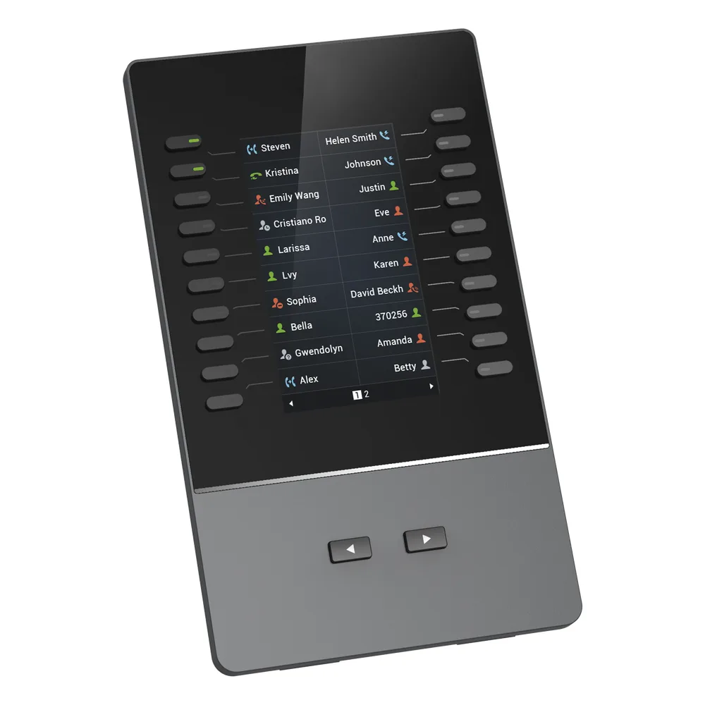 Modulo de extensión para modelos GRP2615, GRP2624, GRP2650 & GRP2670 y al Videoteléfono IP GXV3350 & GXV3450 de Grandstream. – vista 2