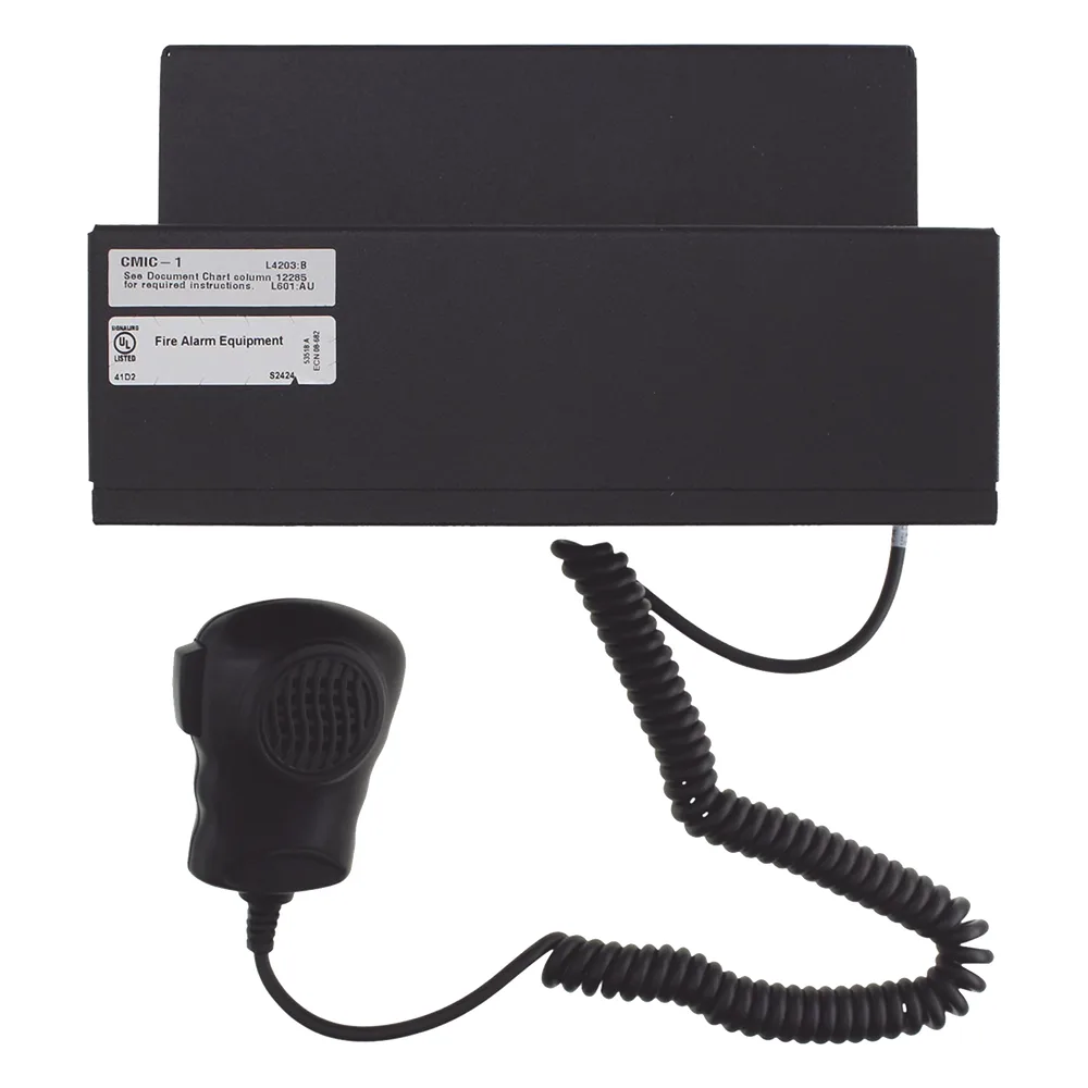 Módulo de micrófono opcional para chasis CA-1, para megafonía de emergencia con el procesador de audio digital DVC-EM de NOTIFIER
