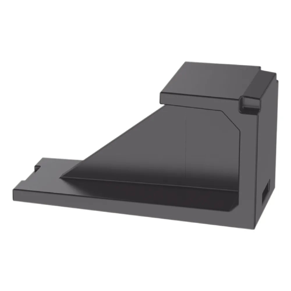 Módulo de Tapa Ciega (Inserto Ciego), Mini-Com, Color Negro, 1 Pieza – vista 4