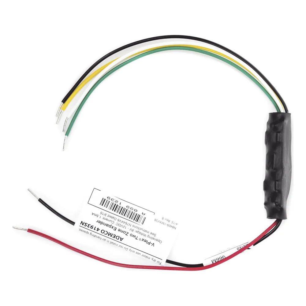 Módulo expansor serializado de dos zonas con resistencia de fin de línea 10K para bucle de polling multiplexado – vista 2