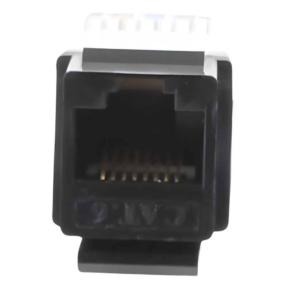 Módulo Jack Cat6 sin herramienta (toolless) keystone - Color Negro – vista 3