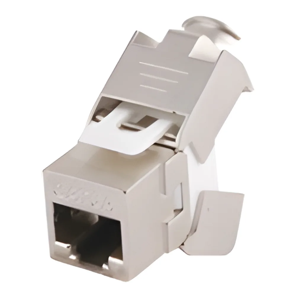 Módulo Jack Keystone Cat5e Blindado (STP) sin Herramienta (Toolless)