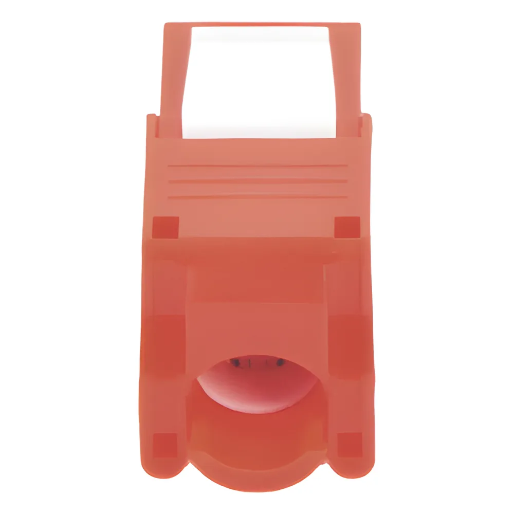 Módulo Jack Keystone Cat6 (Toolless), con Terminación en Ángulo 180 - Color Rojo, Compatible con Faceplate y Patchpanel Linkedpro – vista 2